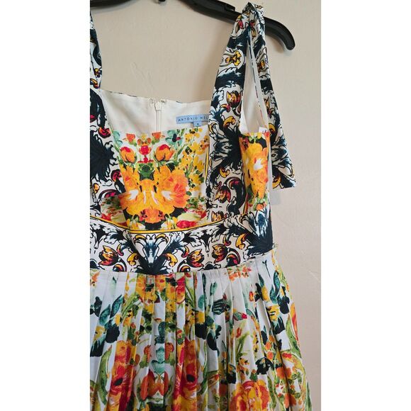 Antonio Melani Kelsey Poplin Dress in Tiger Lily NWT Size 6 - Picture 8 of 10